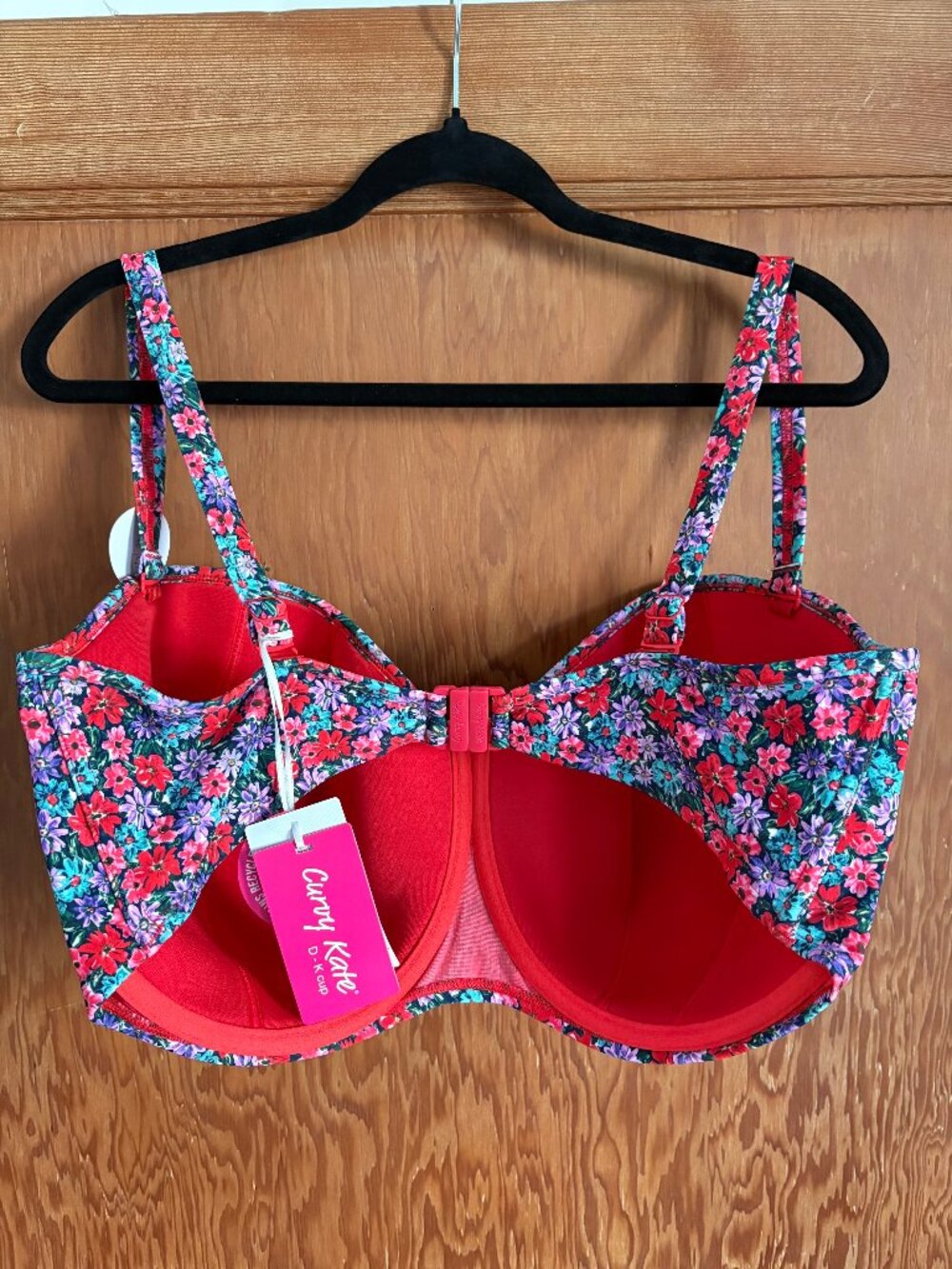 NWT Curvy Kate Floral Bikini Top - Picture 2 of 5